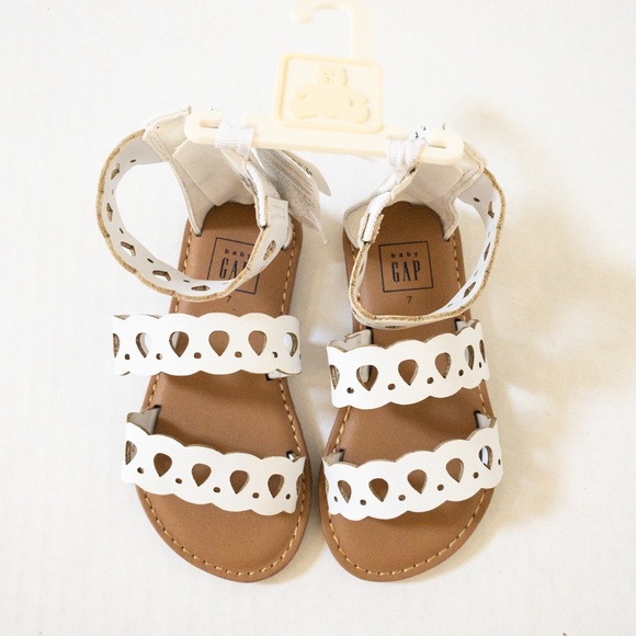 Gap Kids White Sandals (size 7) - Picture 5 of 8
